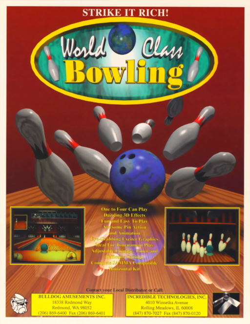 World Class Bowling (v1.2) Arcade Game Cover